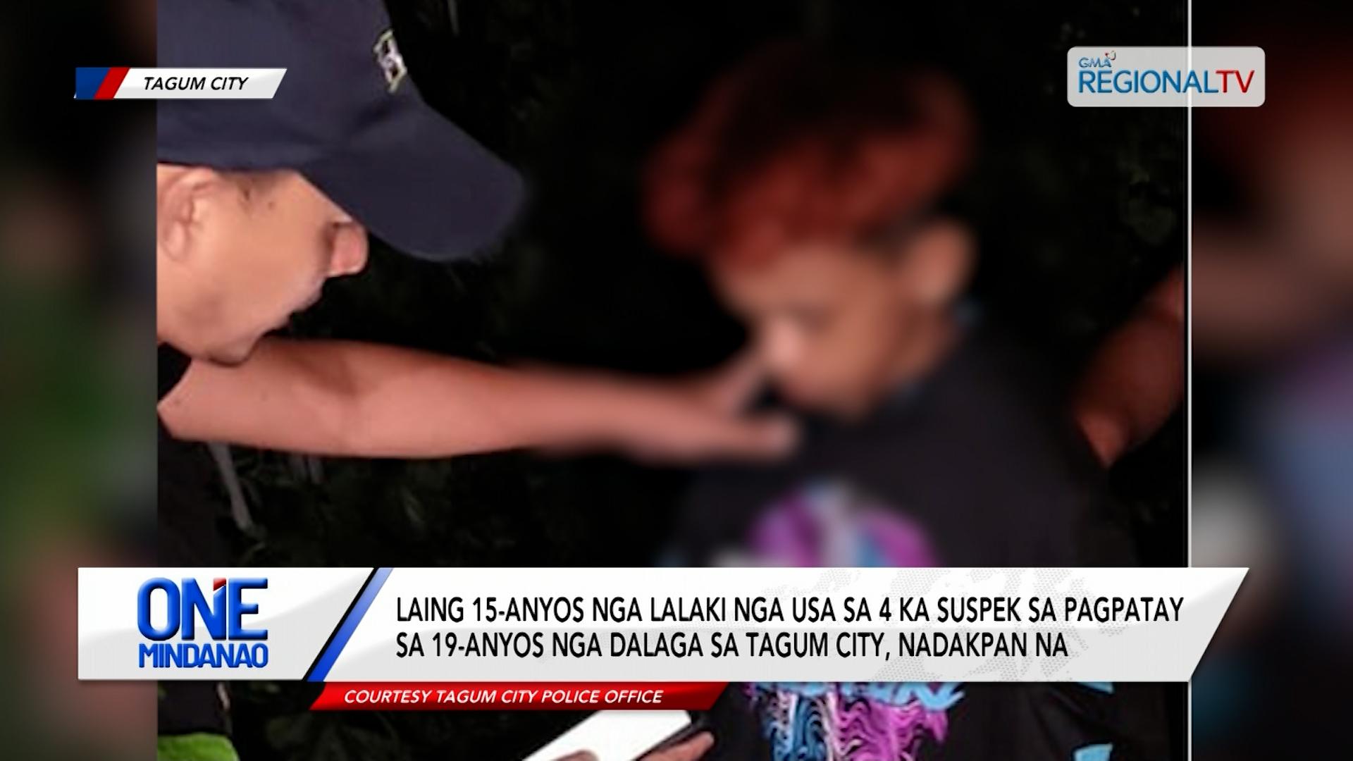 Laing 15-anyos nga suspek sa pagpatay sa 19-anyos nga dalaga, nadakpan na