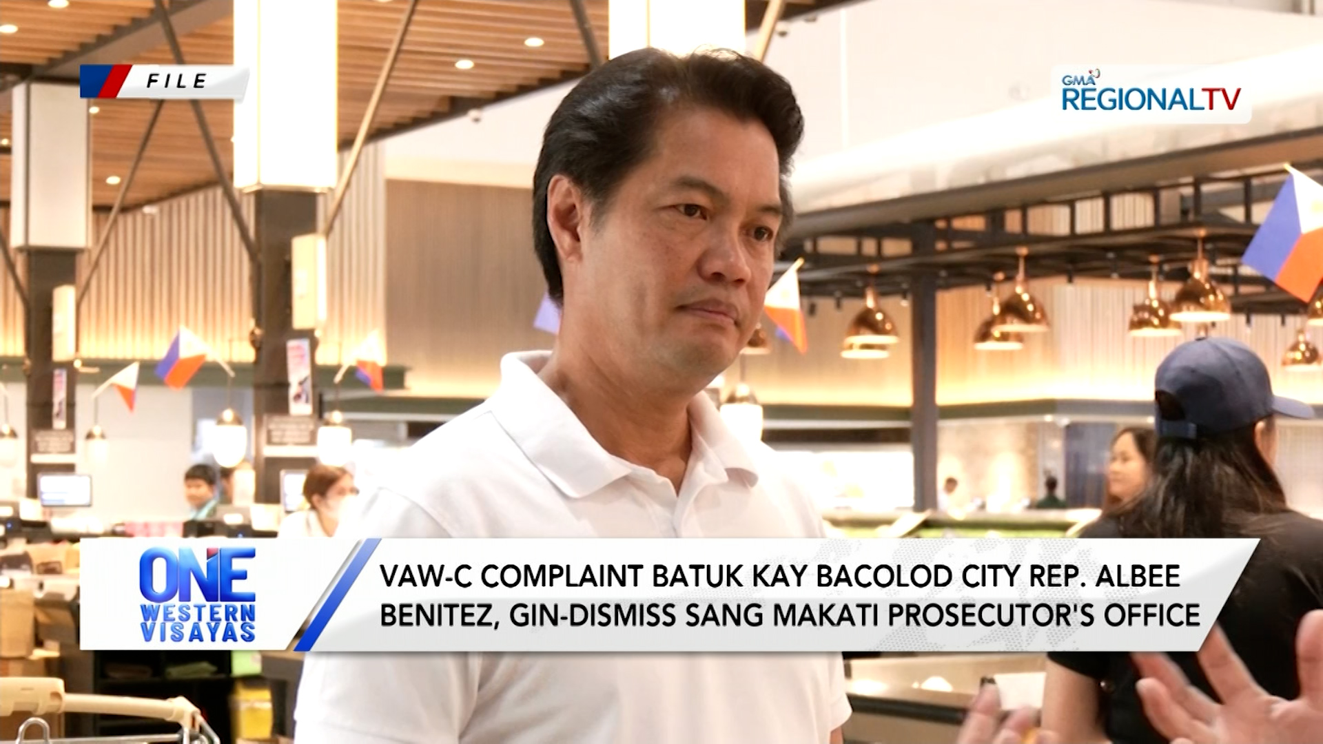 VAW-C complaint batuk kay Bacolod City Rep. Albee Benitez, gin-dismiss