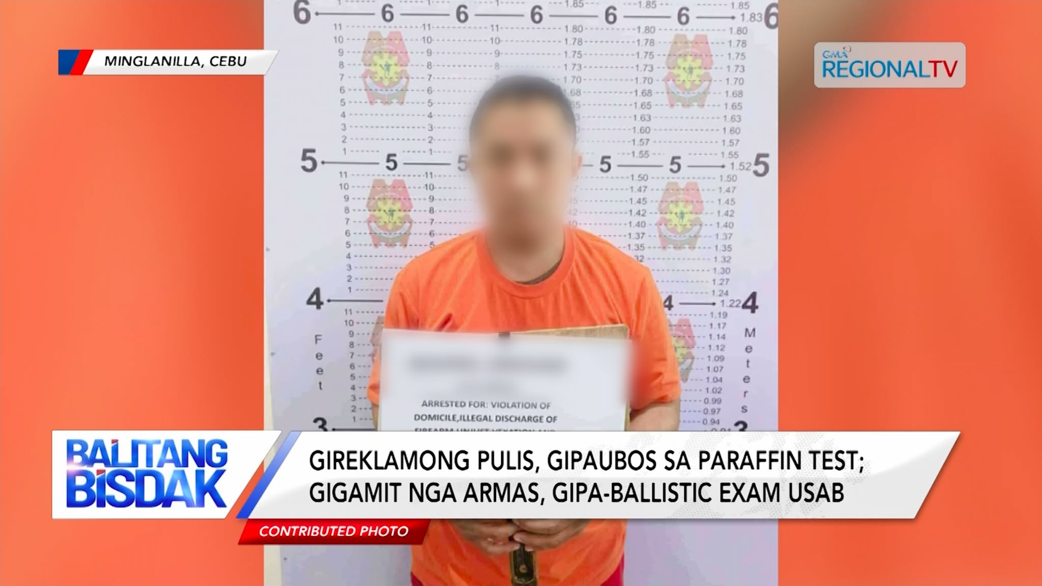 Hubog nga pulis nga giingong milabni og cellphone ug nagpabuto og armas, gidakop | Balitang Bisdak