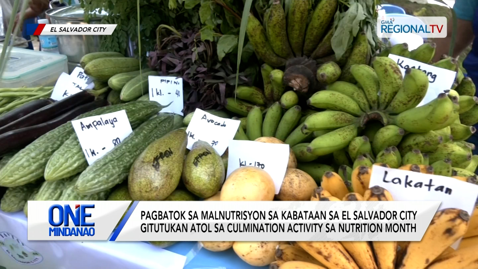 Pagbatok sa malnutrisyon, gitutukan sa culmination activity sa nutrition month | One Mindanao