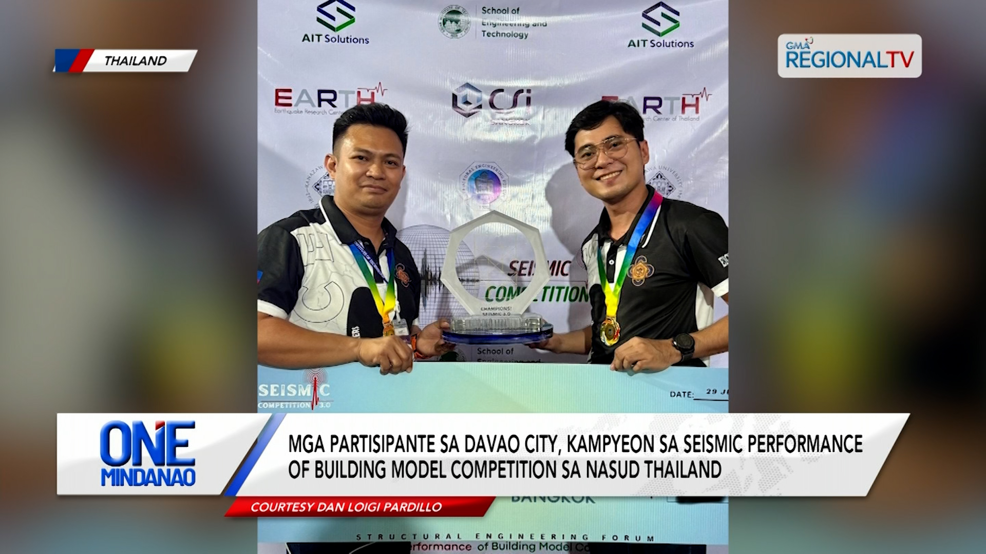 Mga partisipante sa Davao City, daug sa seismic performance sa nasud Thailand | One Mindanao
