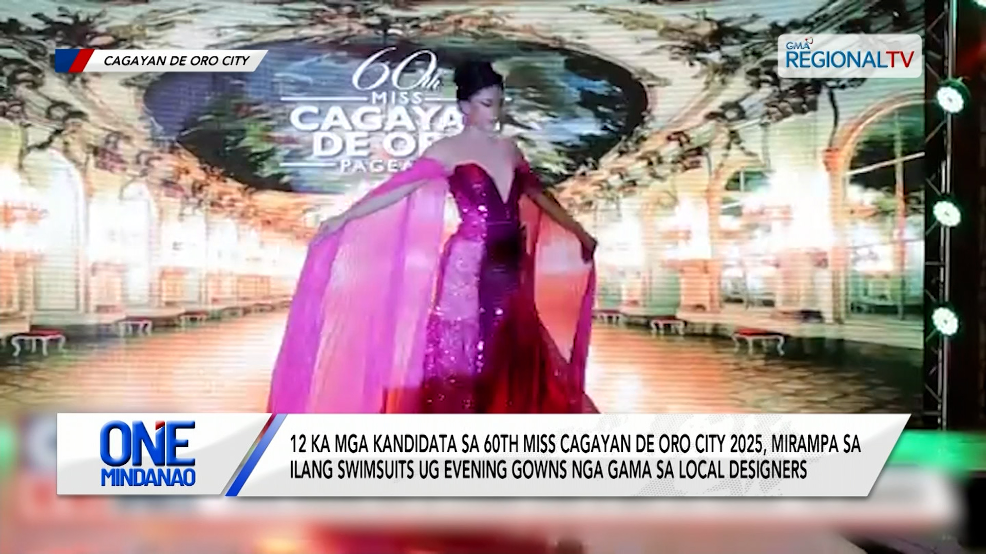 12 ka mga kandidata sa 60th Miss Cagayan de Oro City 2025, mirampa | One Mindanao