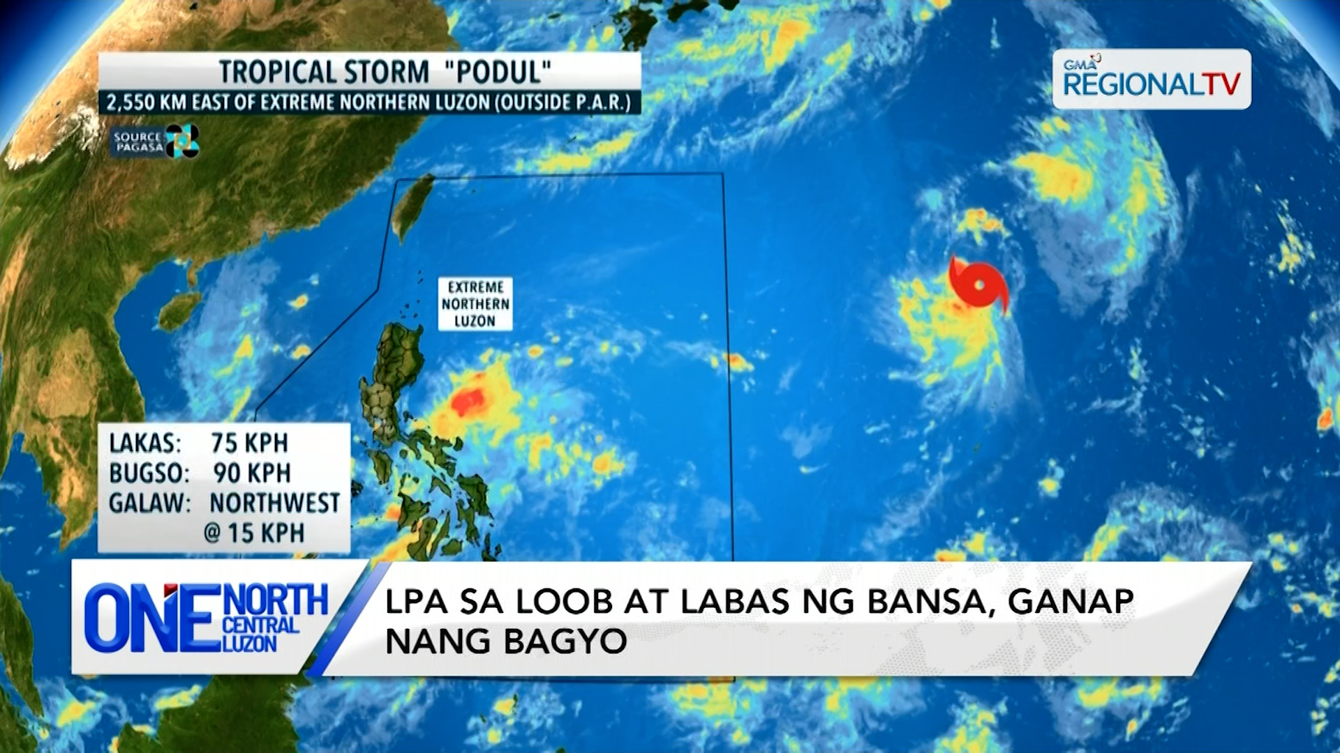 Latest sa galaw ng Bagyong Fabian, alamin | One North Central Luzon
