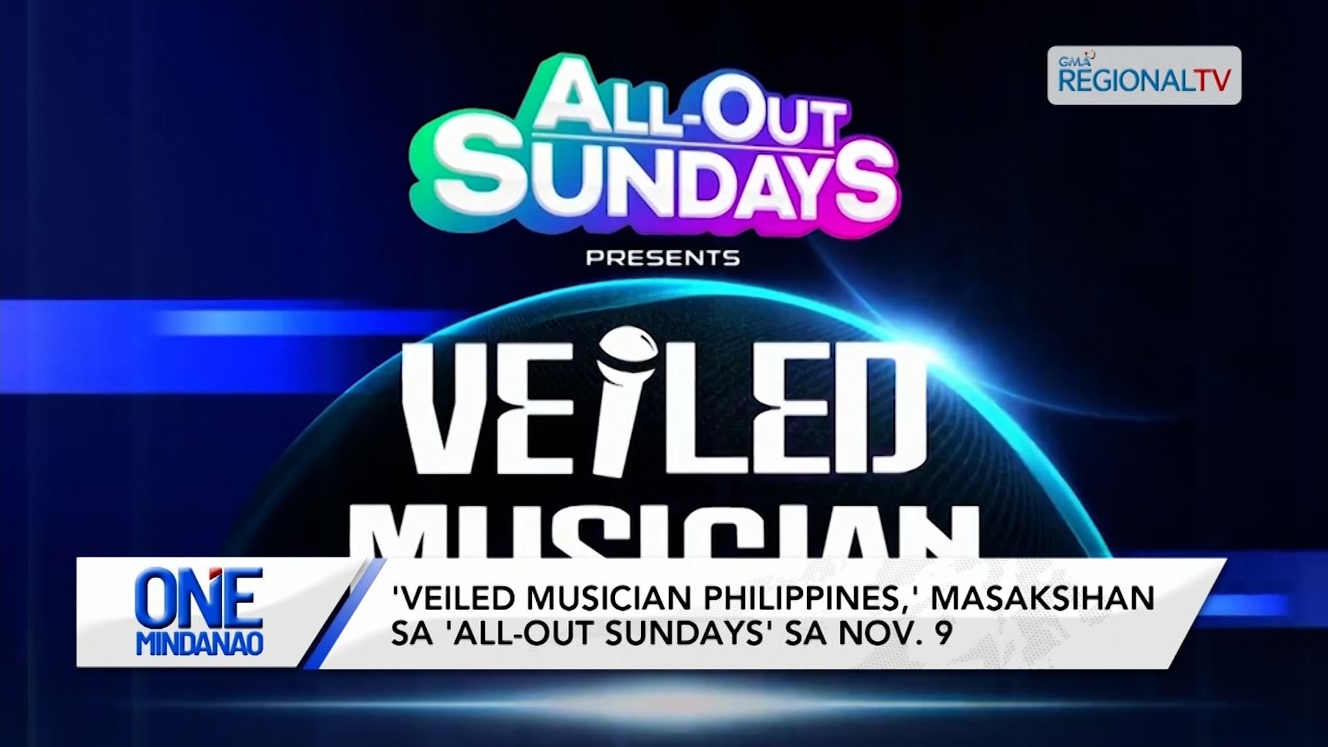 'Veiled Musician Philippines,' masaksihan sa 'All-Out Sundays' sa Nov. 9| One Mindanao