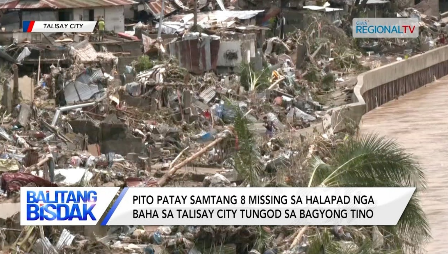 Pito ka mga Tawo, Patay sa Talisay City Gumikan ni Bagyong Tino | Balitang Bisdak