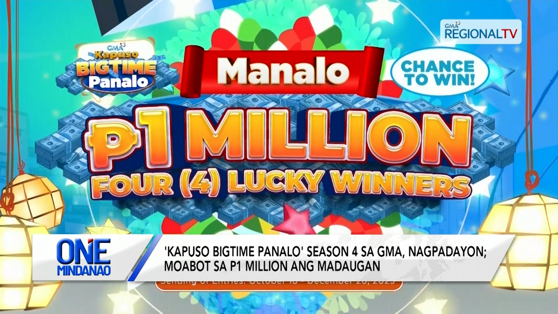 Kapuso Bigtime Panalo Season 4 sa GMA, magsugod na | One Mindanao