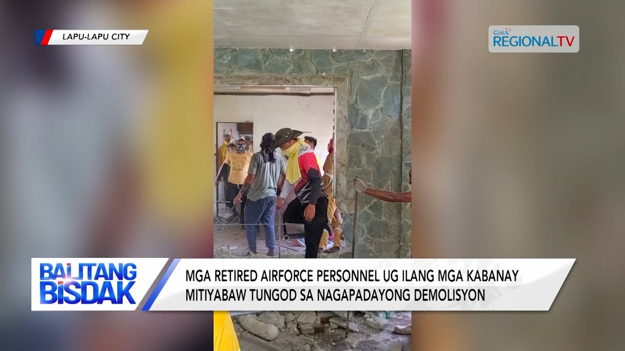 Balay sa mga Retired Air Force Personnel, Padayong Gi-demolish | Balitang Bisdak