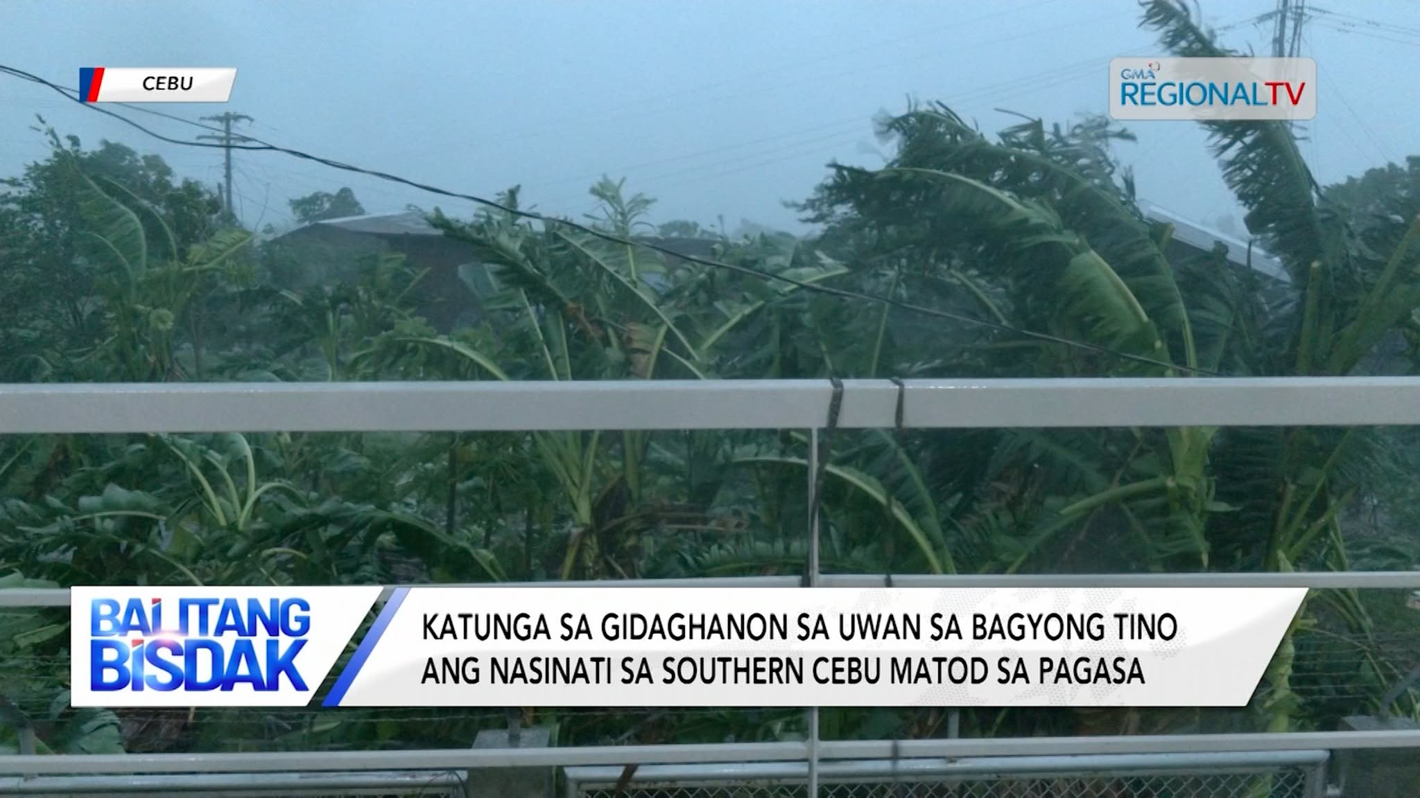 Katunga sa Gidaghanon sa Uwan sa Bagyong Tino, Nasinati sa Southern Cebu | Balitang Bisdak