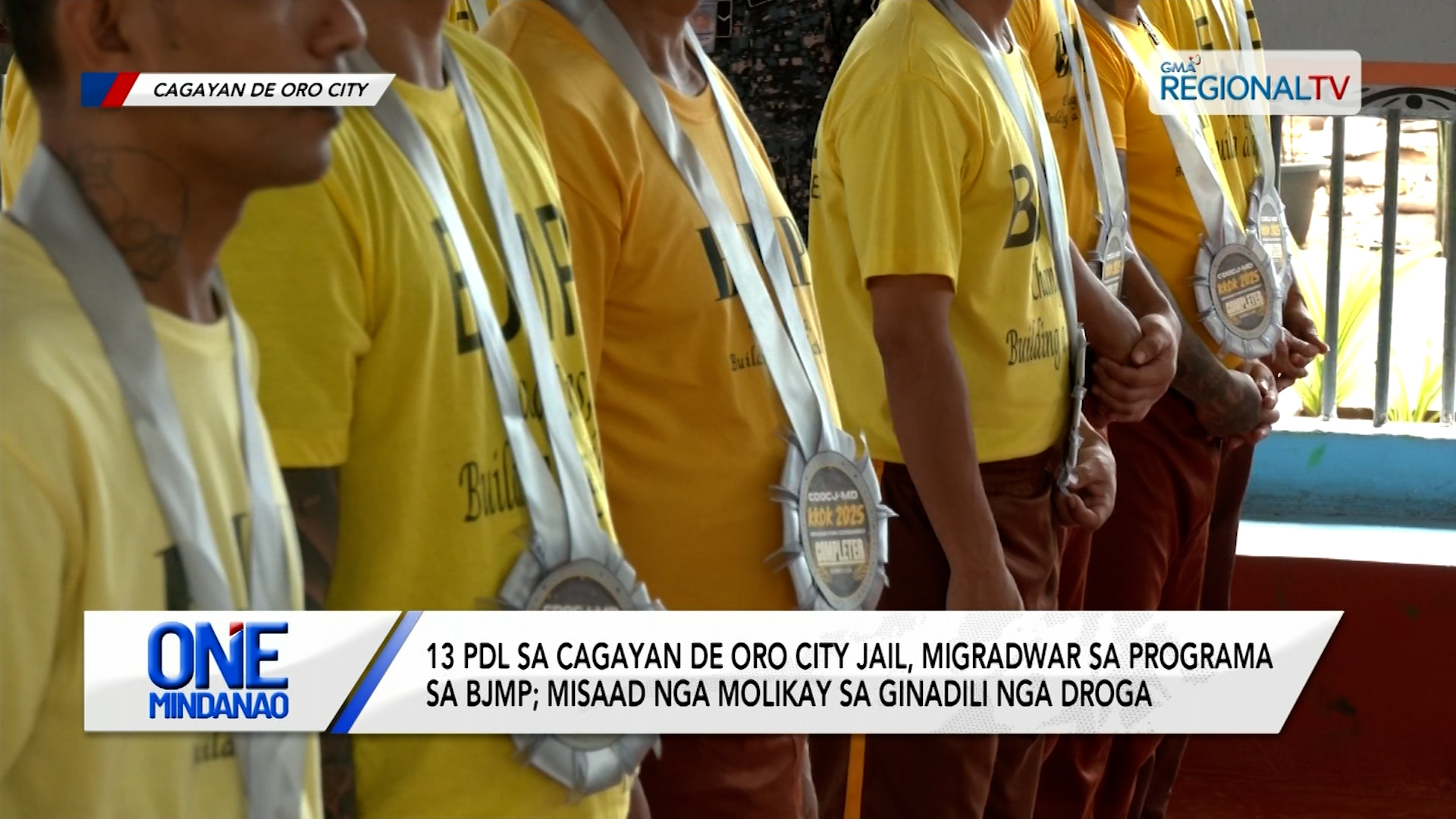 13 PDL sa Cagayan de Oro City Jail, migradwar sa programa sa BJMP | One Mindanao