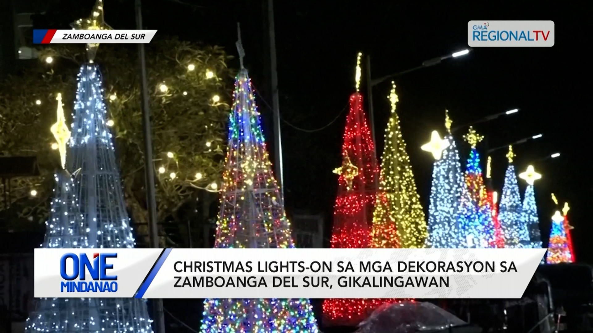 Christmas lights-on sa mga dekorasyon sa Zamboanga del Sur, gikalingawan | One Mindanao