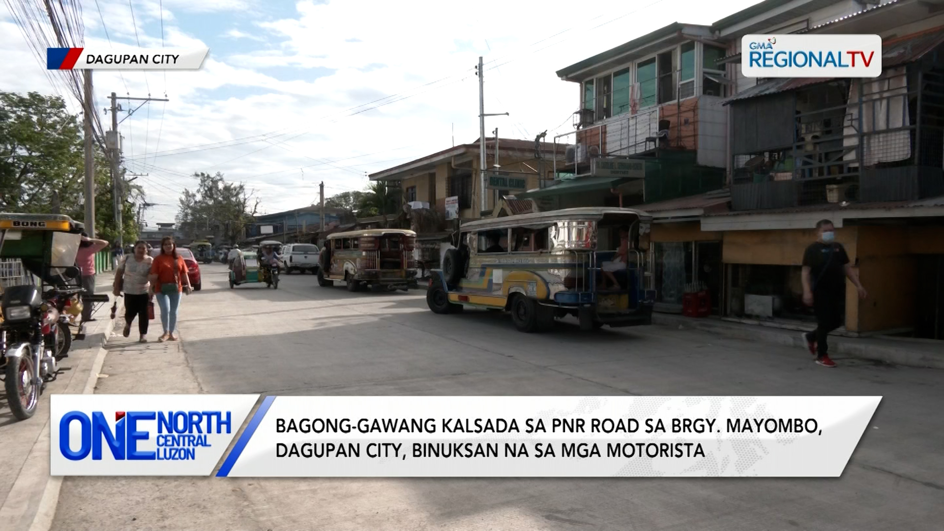 Bagong-gawang kalsada sa PNR Road sa Brgy. Mayombo, binuksan na | One North Central Luzon
