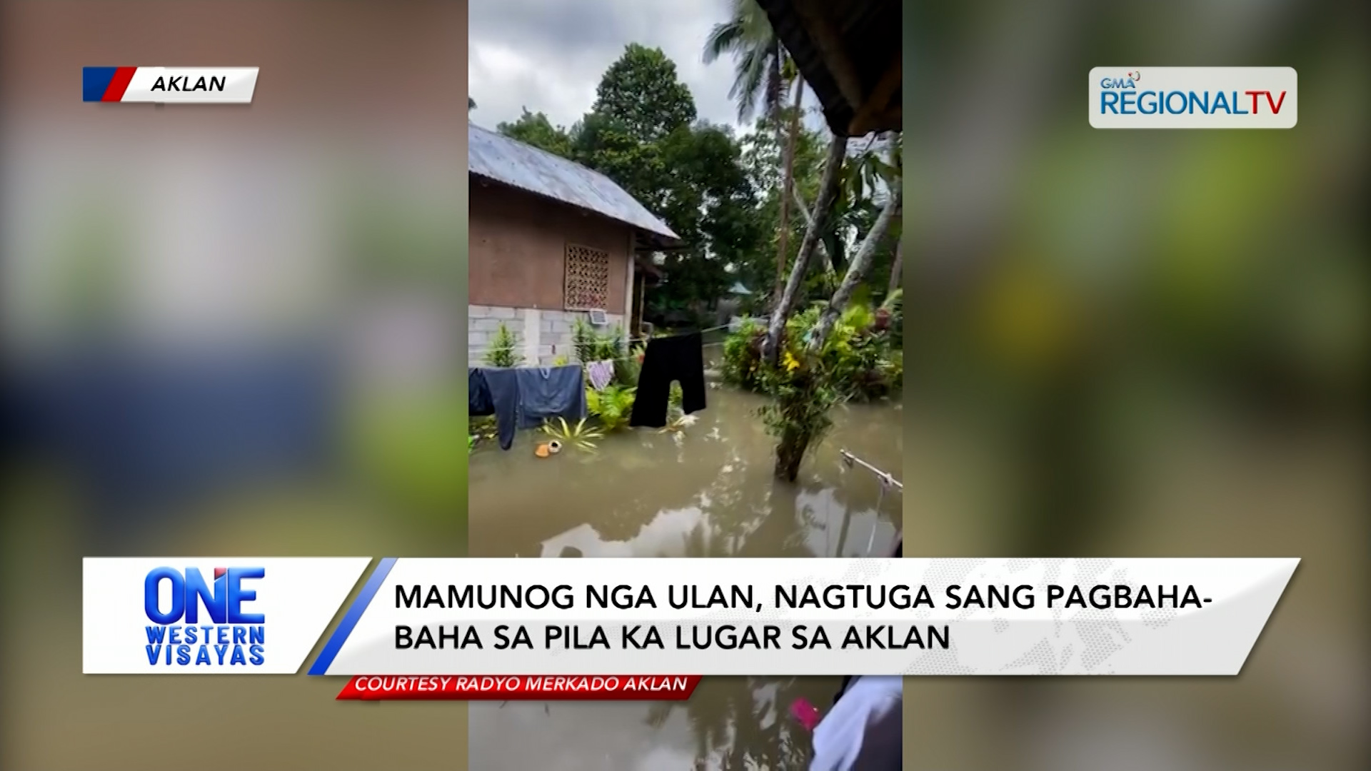 Mamunog nga ulan, nagtuga sang pagbaha-baha sa pila ka lugar sa Aklan | One Western Visayas