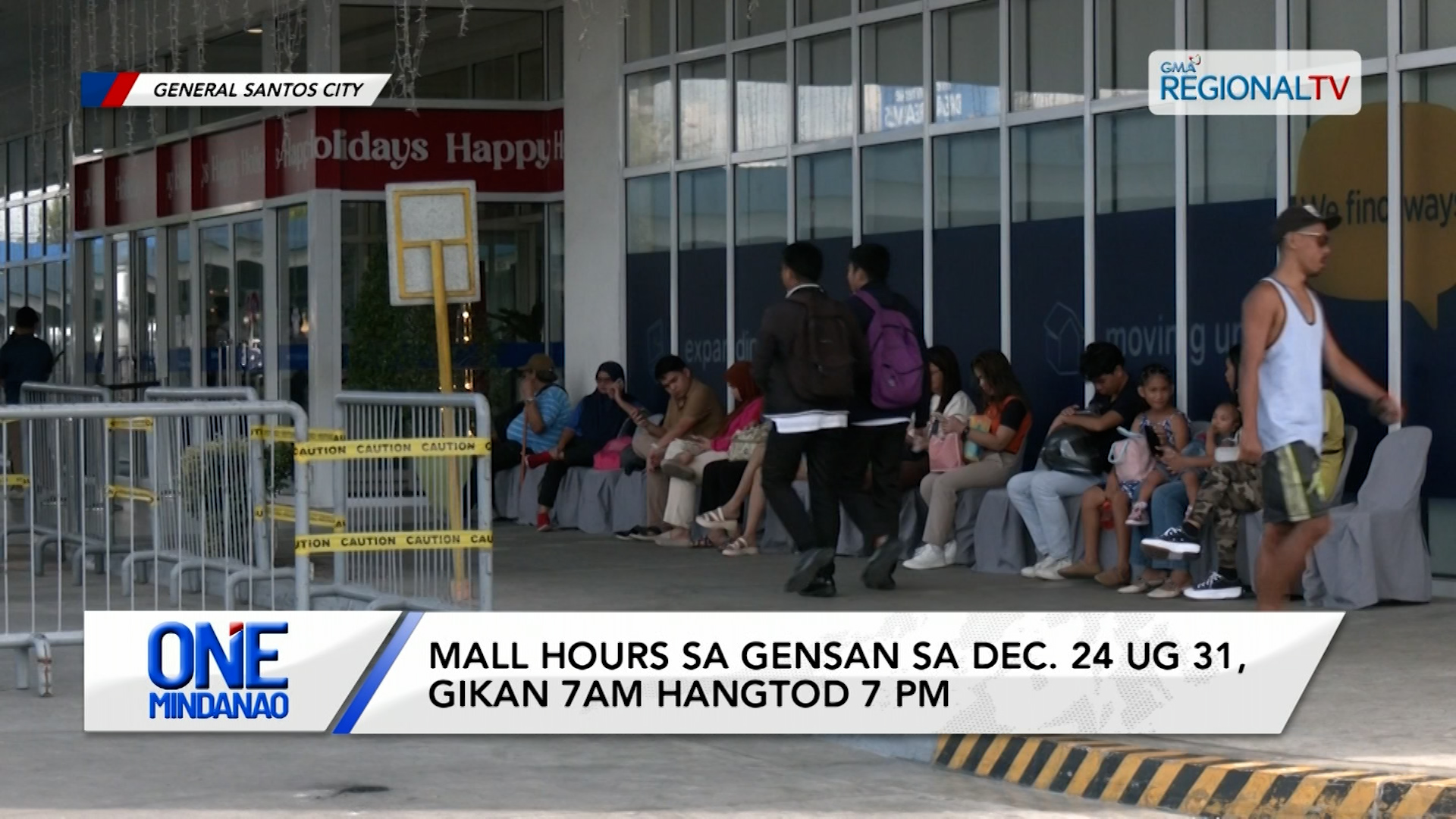 Mall hours sa Gensan karong Dec. 24 ug 31, 7 AM -7 PM | One Mindanao