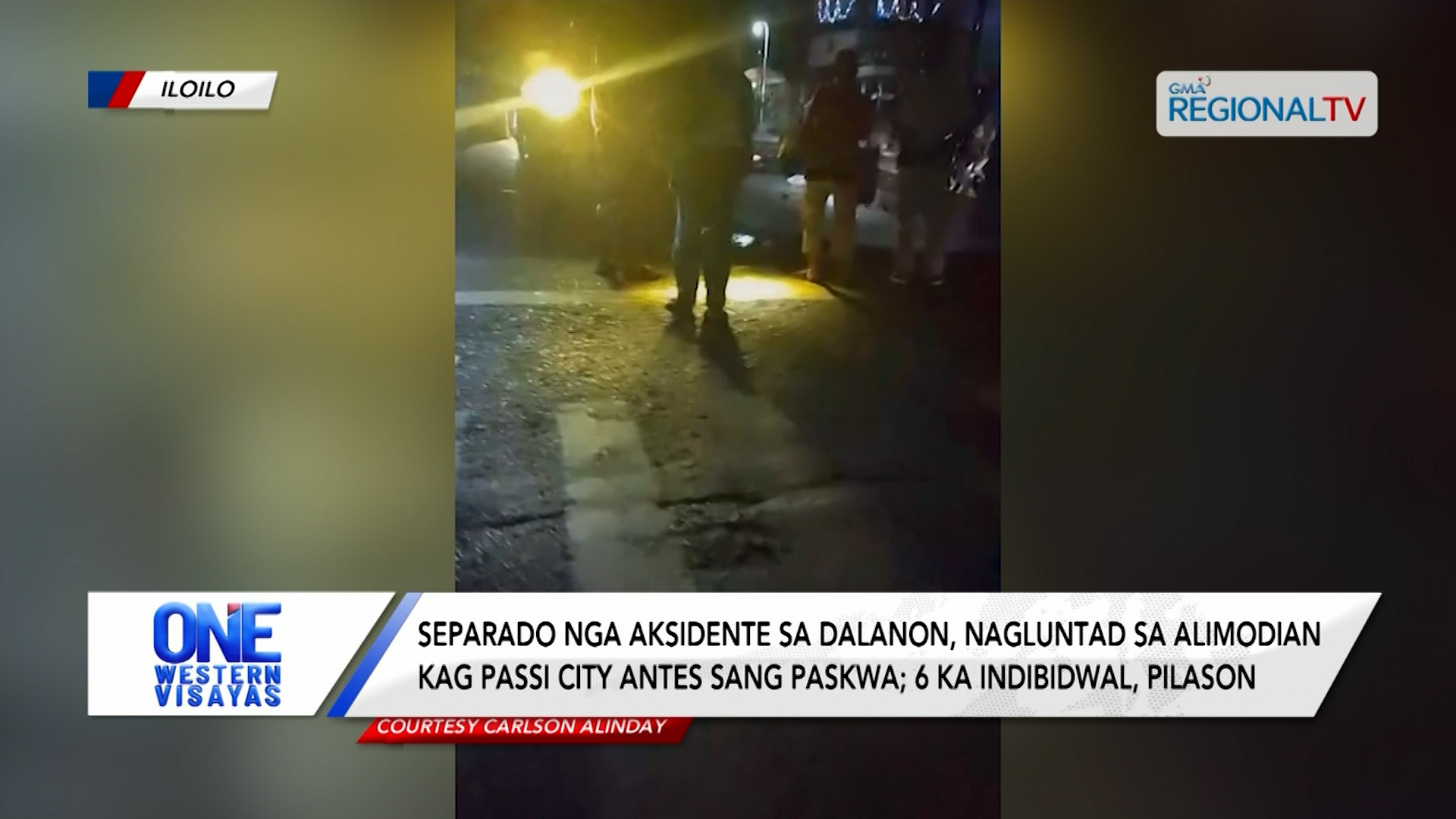 Separado nga aksidente sa dalanon, nagluntad sa Alimodian kag Passi City | One Western Visayas