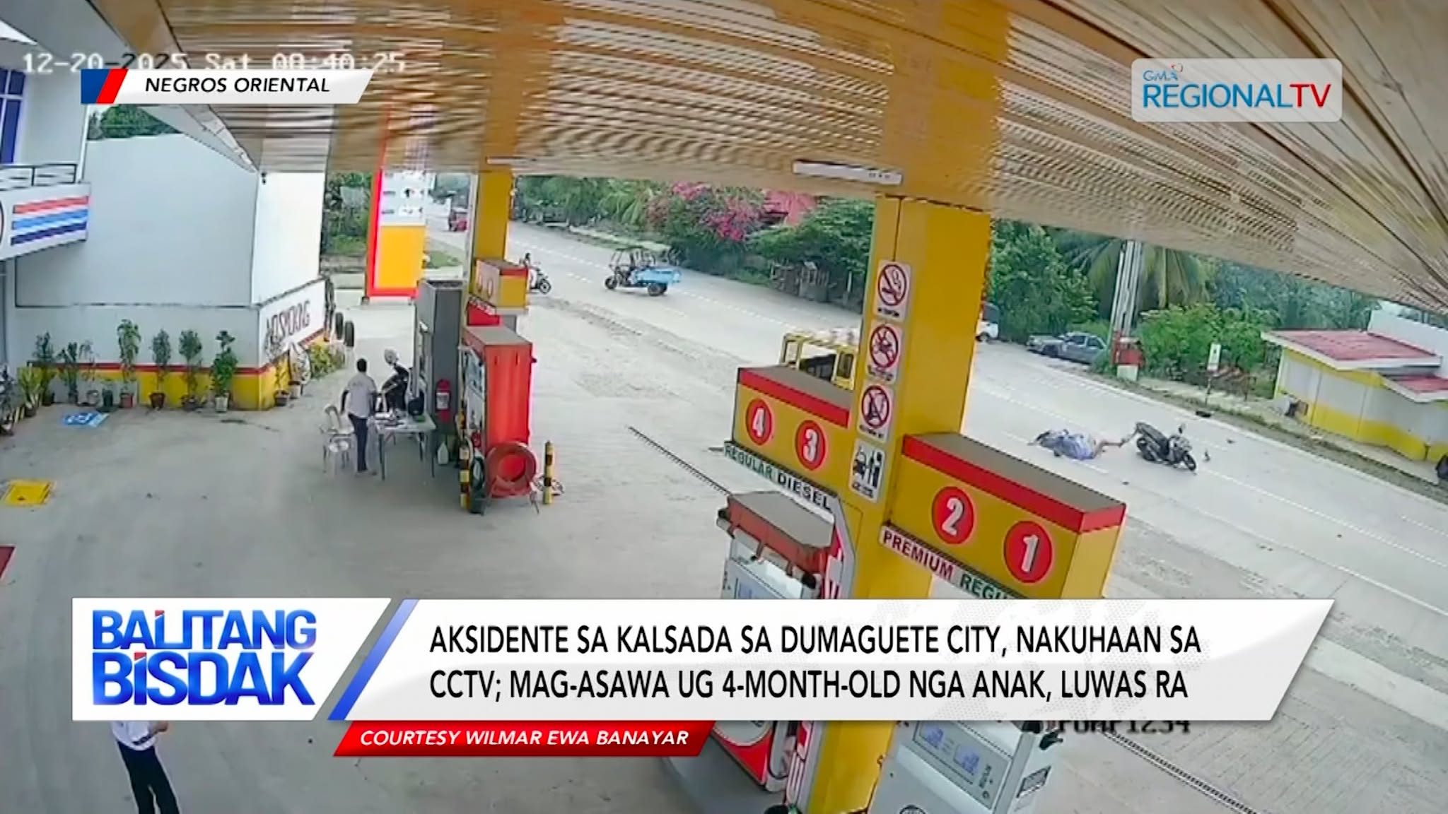 Aksidente sa Kalsada sa Dumaguete, Nakuhaan sa CCTV | Balitang Bisdak