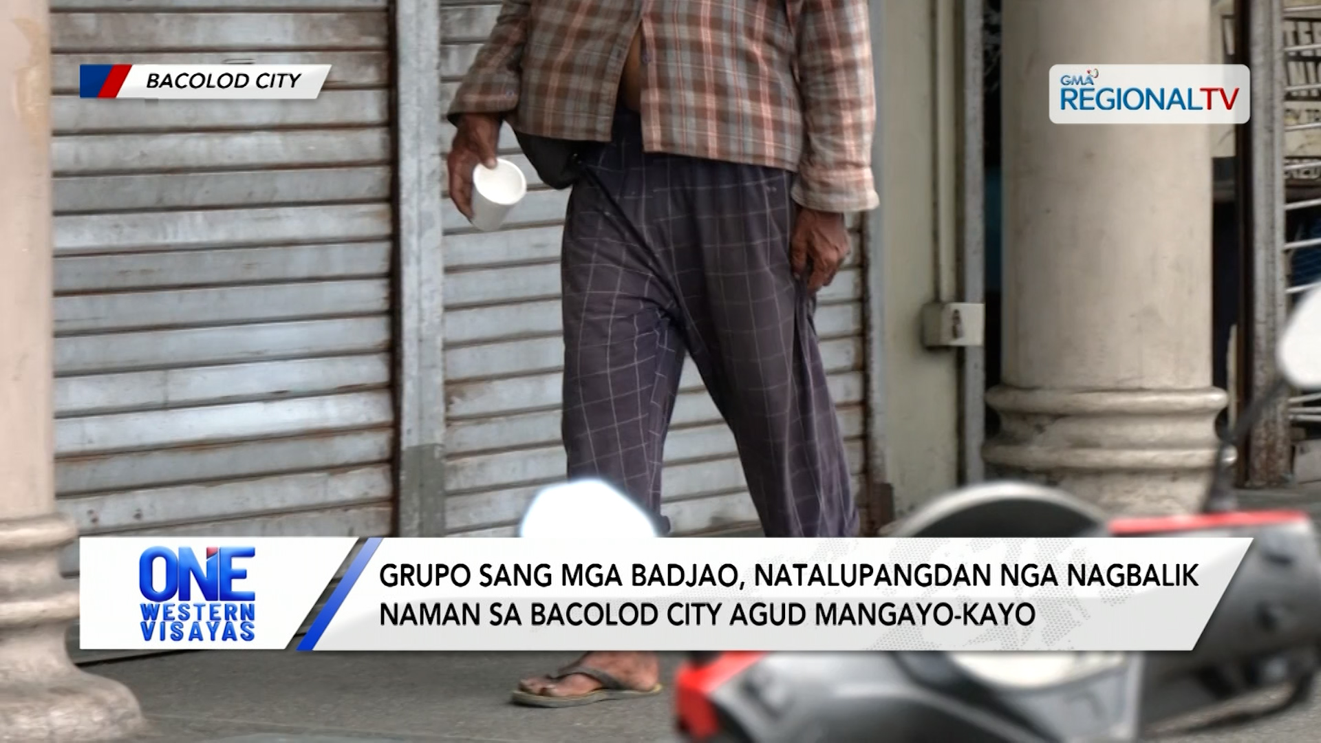Grupo sang mga Badjao, natalupangdan nga nagbalik naman sa Bacolod City | One Western Visayas