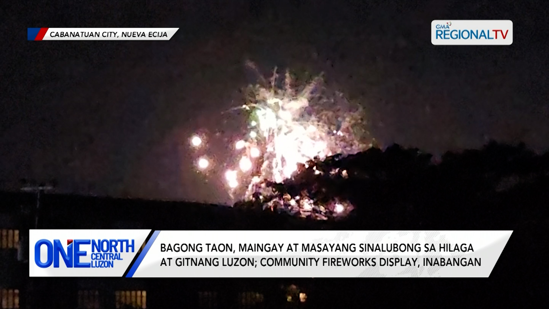 Bagong Taon, maingay at masayang sinalubong sa Hilaga at Gitnang Luzon | One North Central Luzon