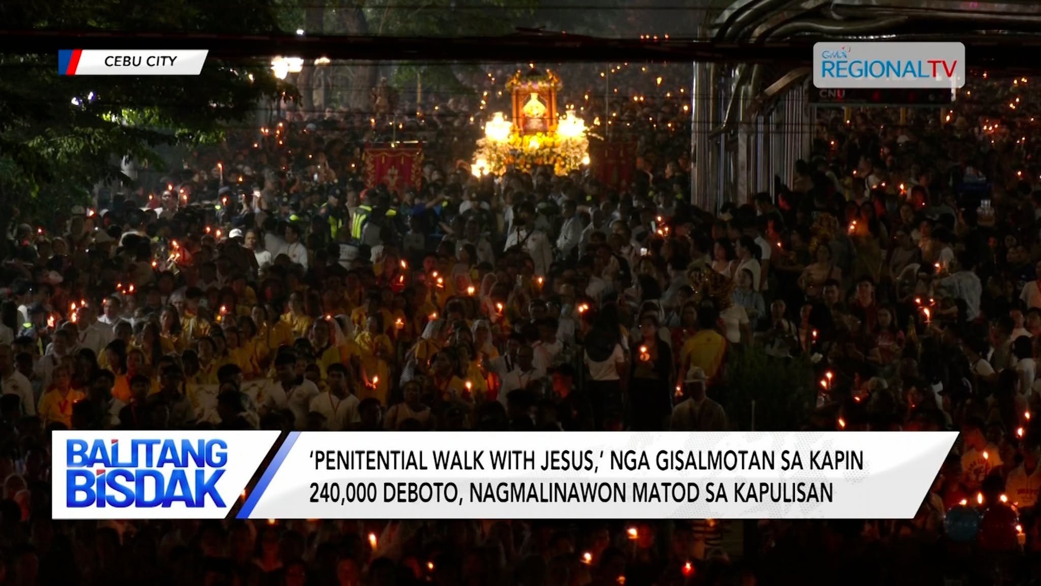 ‘Penitential Walk with Jesus’, Nagmalinawon | Balitang Bisdak