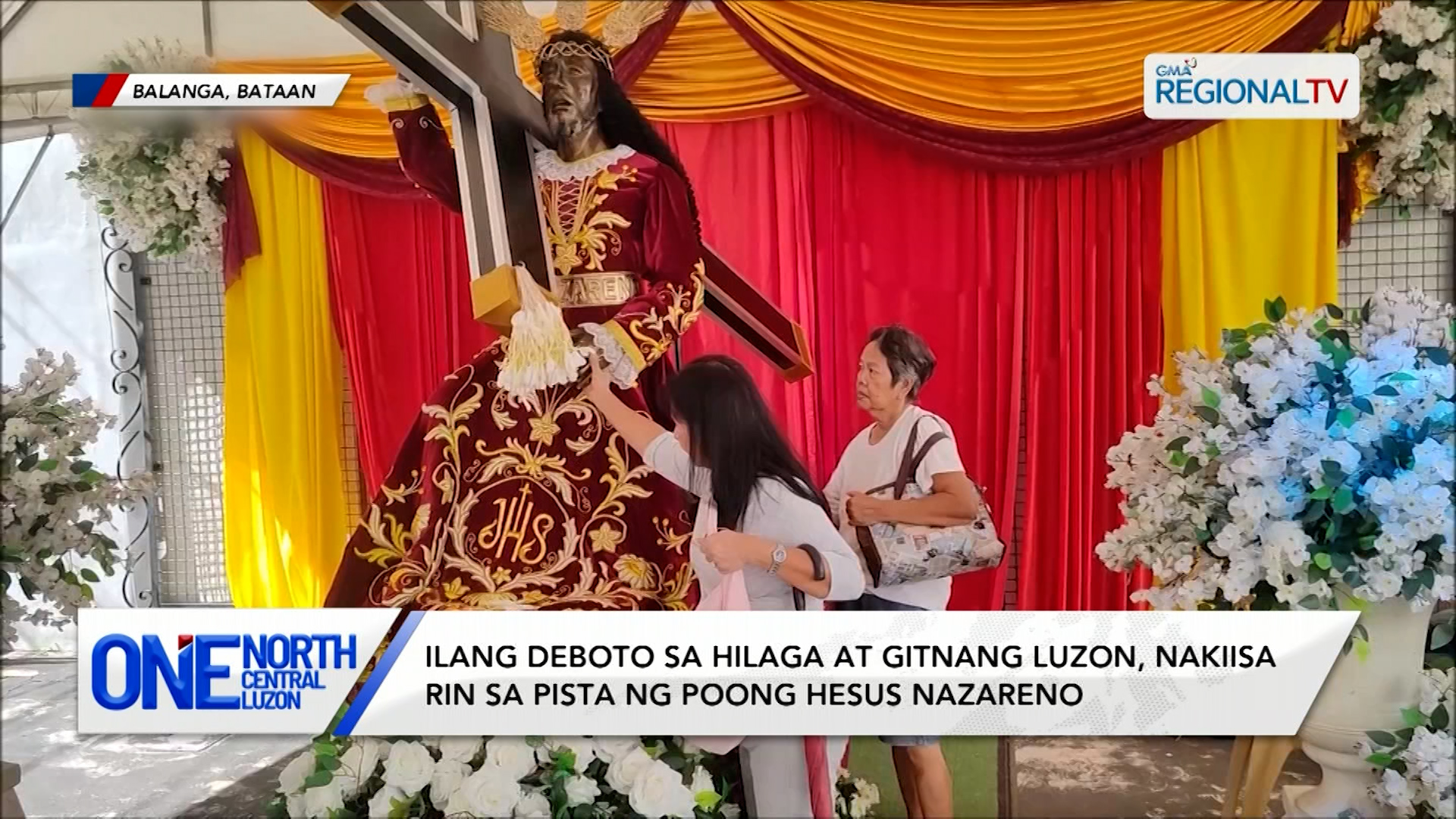 Ilang deboto, nakiisa rin sa Pista ng Poong Hesus Nazareno | One North Central Luzon