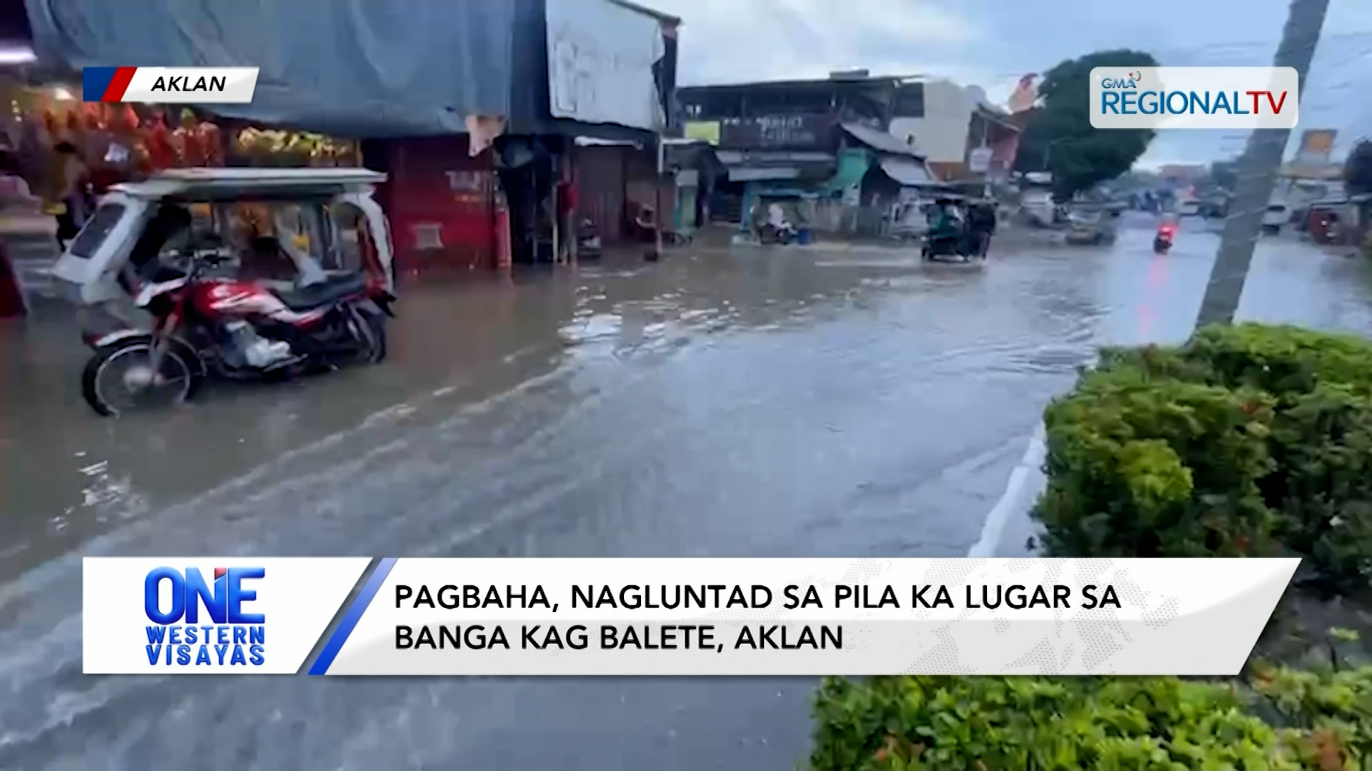 Pagbaha, nagluntad sa pila ka lugar sa Banga kag Balete, Aklan | One Western Visayas