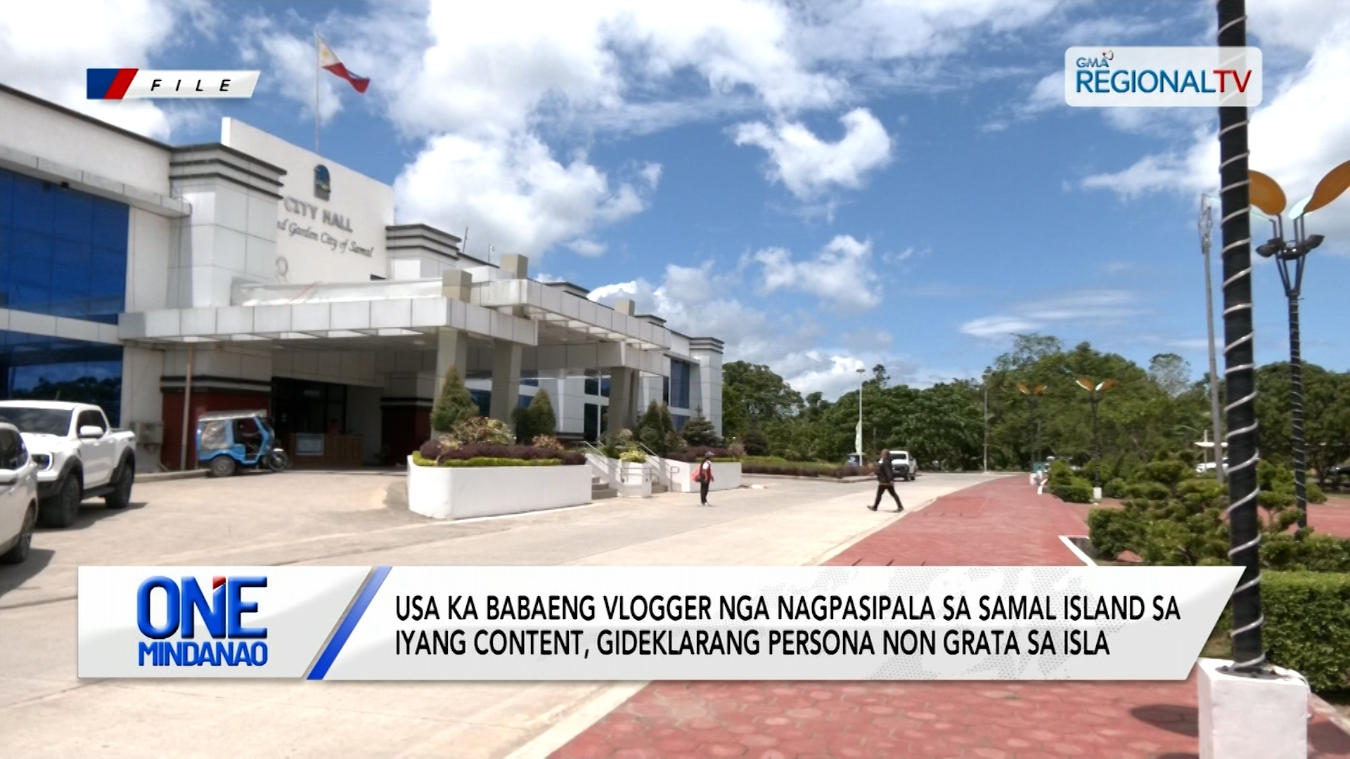 vlogger nga nagpasipala sa Samal Island, persona non grata sa isla| One Mindanao