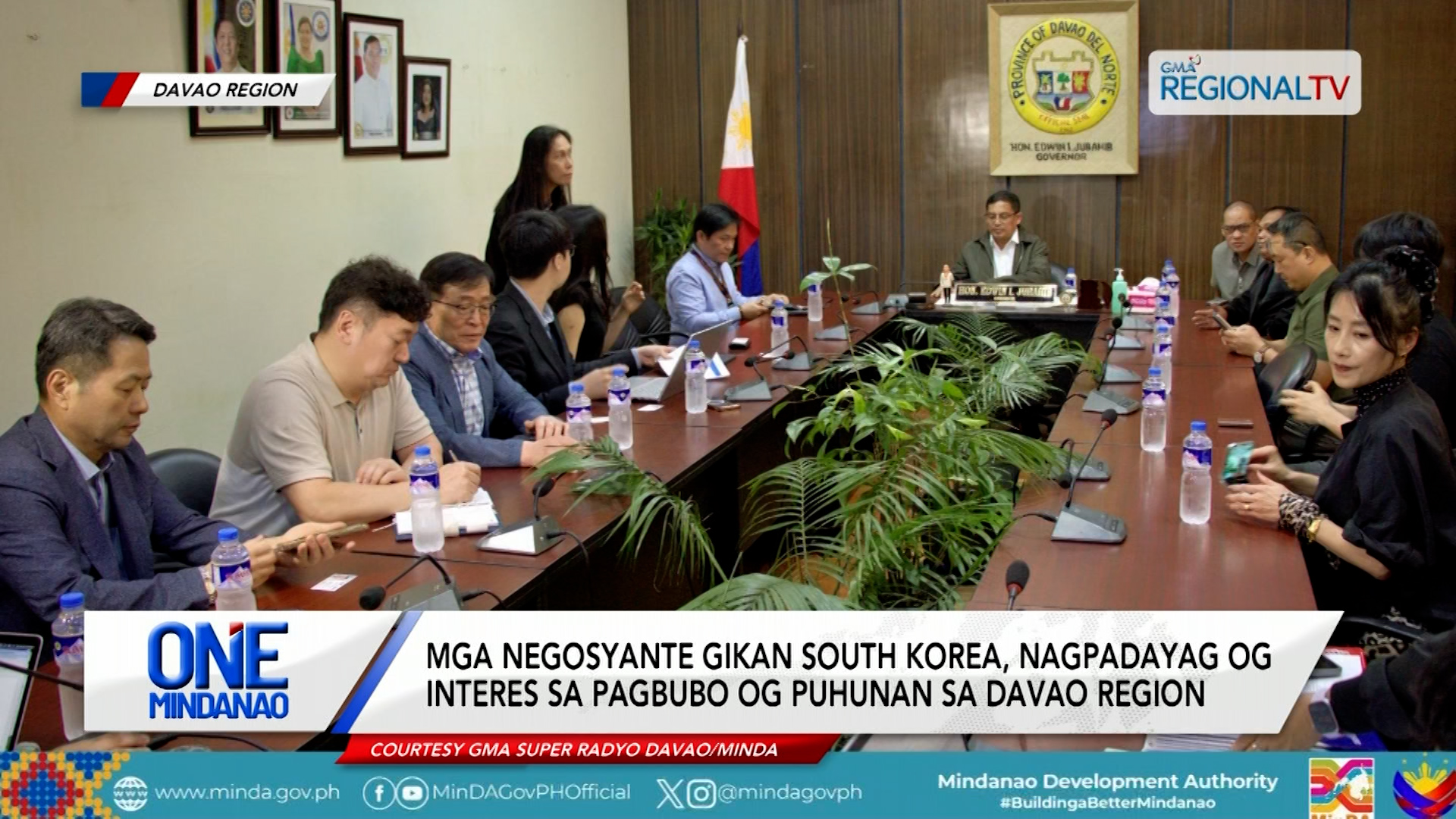 Negosyante gikan South Korea, nagpadayag og interes sa pagbubo og puhunan | One Mindanao