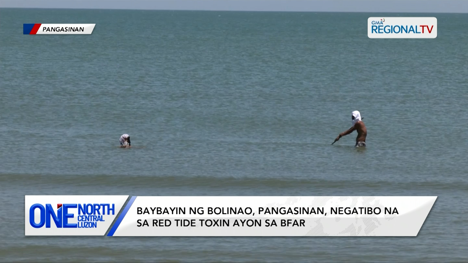 Baybayin ng Bolinao, negatibo na sa red tide toxin ayon sa BFAR | One North Central Luzon