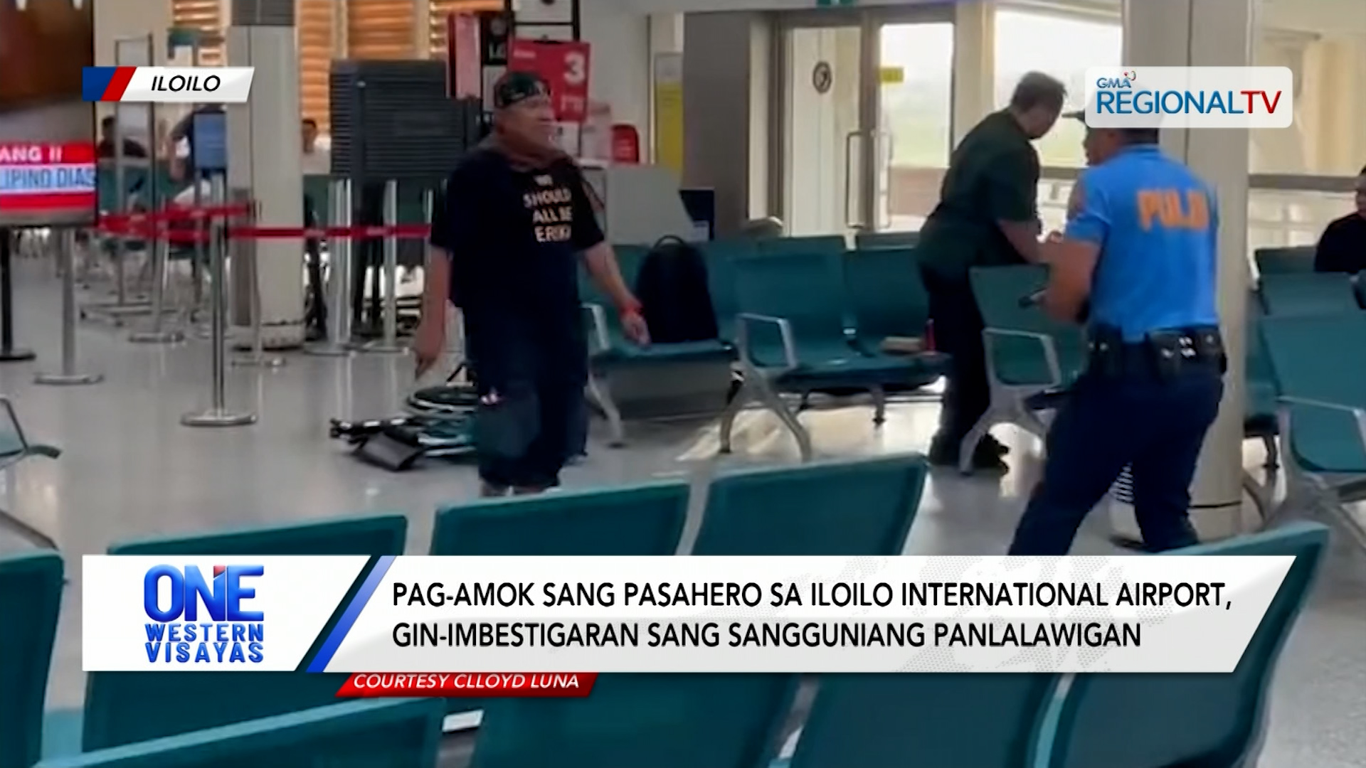 Pag-amok sang pasahero sa Iloilo Airport gin-imbestigaran sang Provincial Board| One Western Visayas