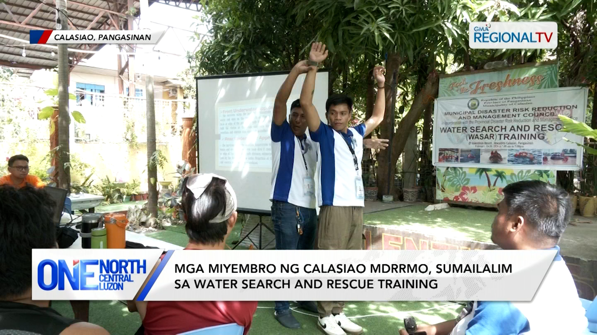 Mga miyembro ng Calasiao MDRRMO, sumailalim sa WASAR training | One North Central Luzon