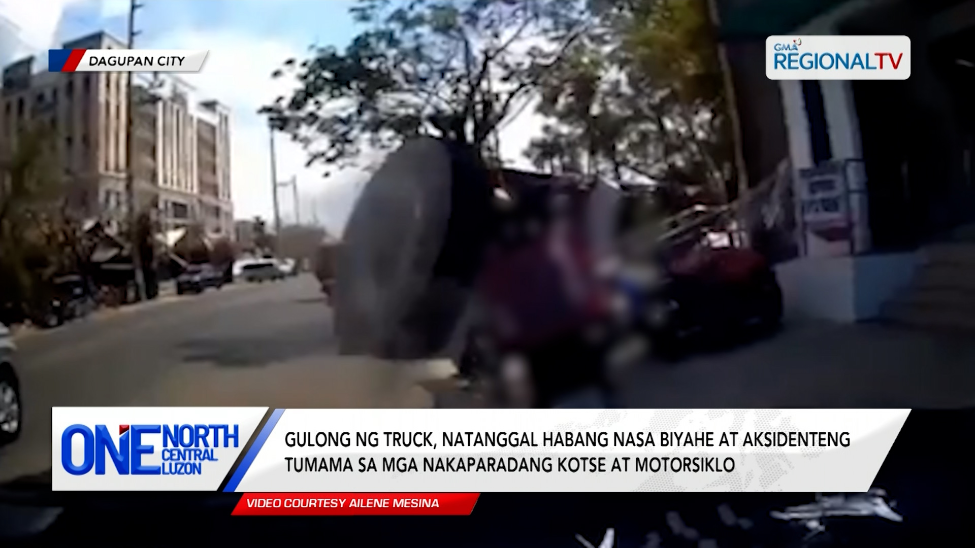 Gulong ng truck, natanggal habang nasa biyahe | One North Central Luzon