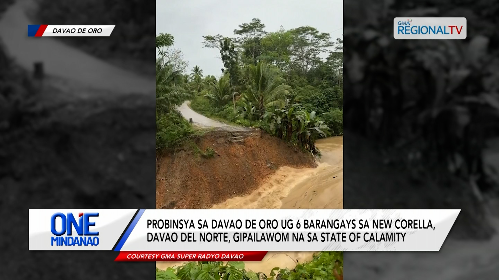 State of calamity, gideklara sa Davao de Oro ug 6 barangays sa Davao del Norte | One Mindanao