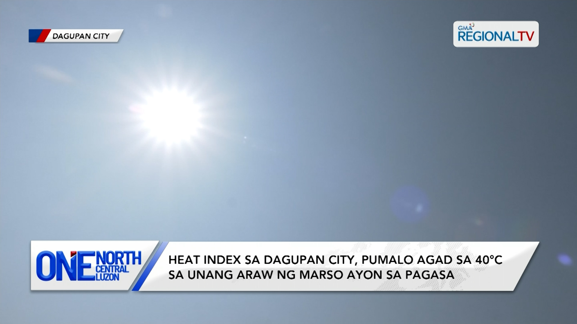 Heat index sa Dagupan City, pumalo agad sa 40°C sa unang araw ng Marso | One North Central Luzon