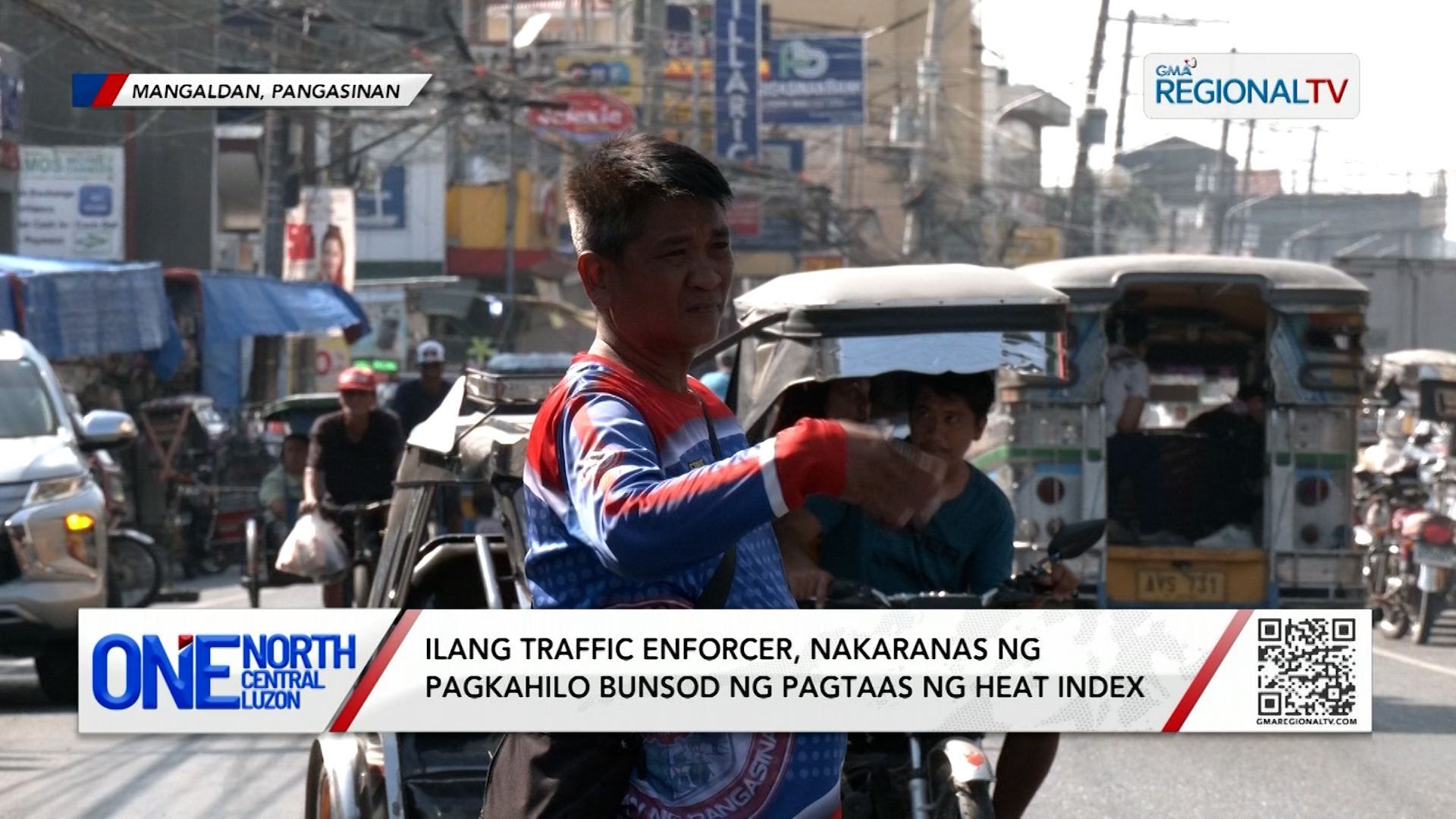 Ilang traffic enforcer, nakaranas ng pagkahilo dahil sa init | One North Central Luzon