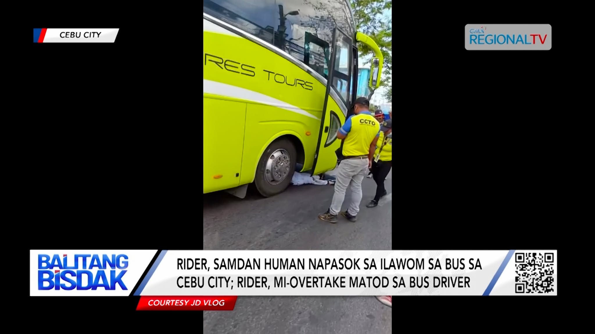 Rider, Samdan Human Napasok sa Ilawom sa Bus sa Cebu City | Balitang Bisdak