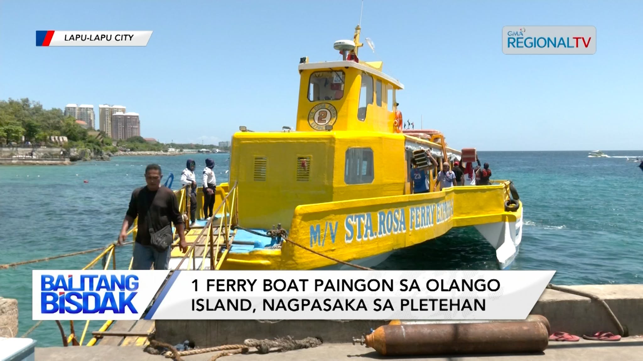 1 Ferry Boat Paingon sa Olango Island, Nagpasaka sa Pletehan | Balitang Bisdak