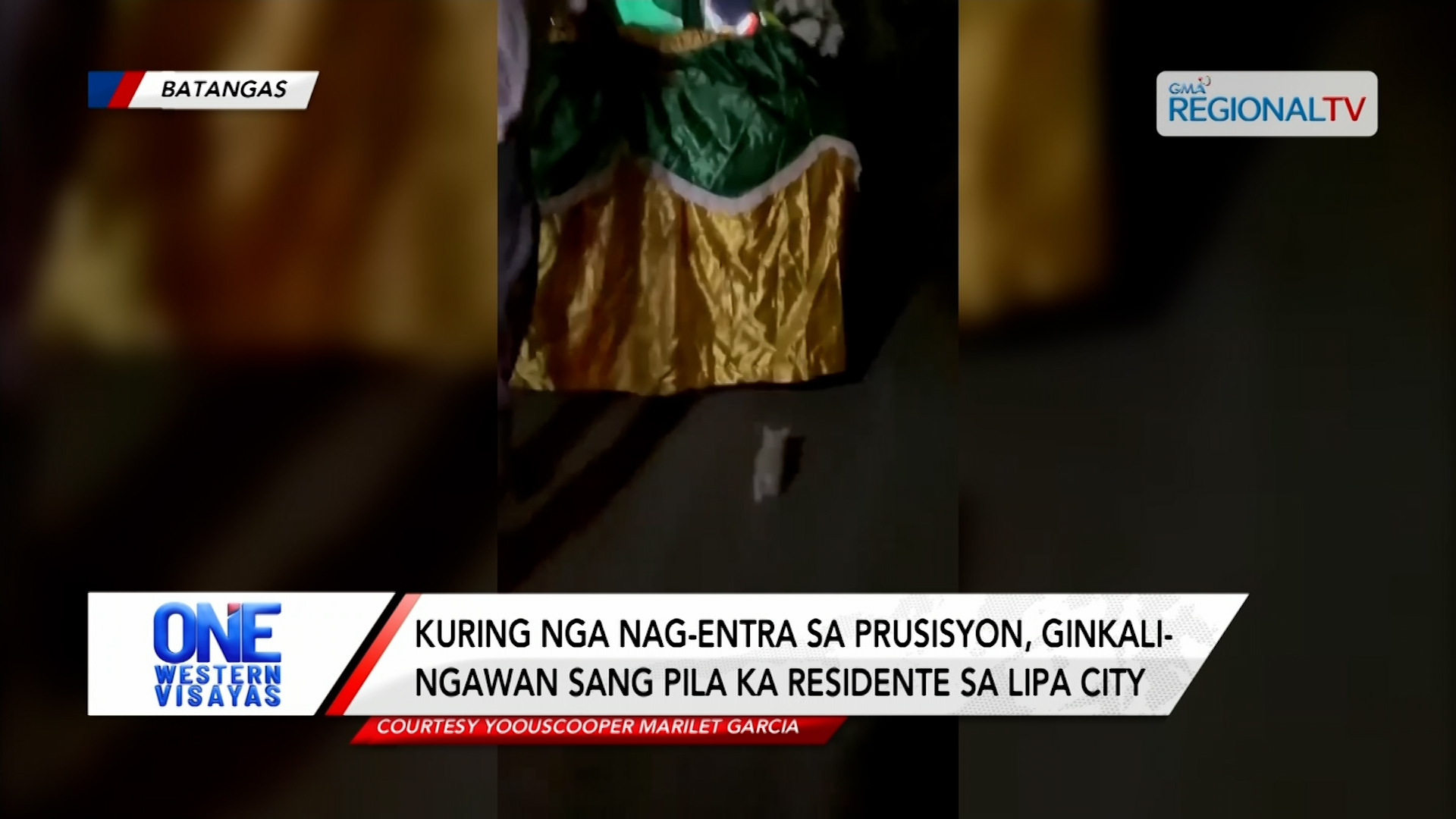 Kuring nga nag-upod sa prusisyon, ginkalingawan sang pila ka residente | One Western Visayas