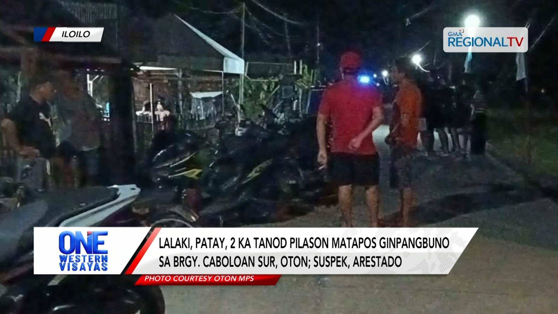 Lalaki, patay, 2 ka tanod pilason matapos ginpangbuno sa Oton | One Western Visayas
