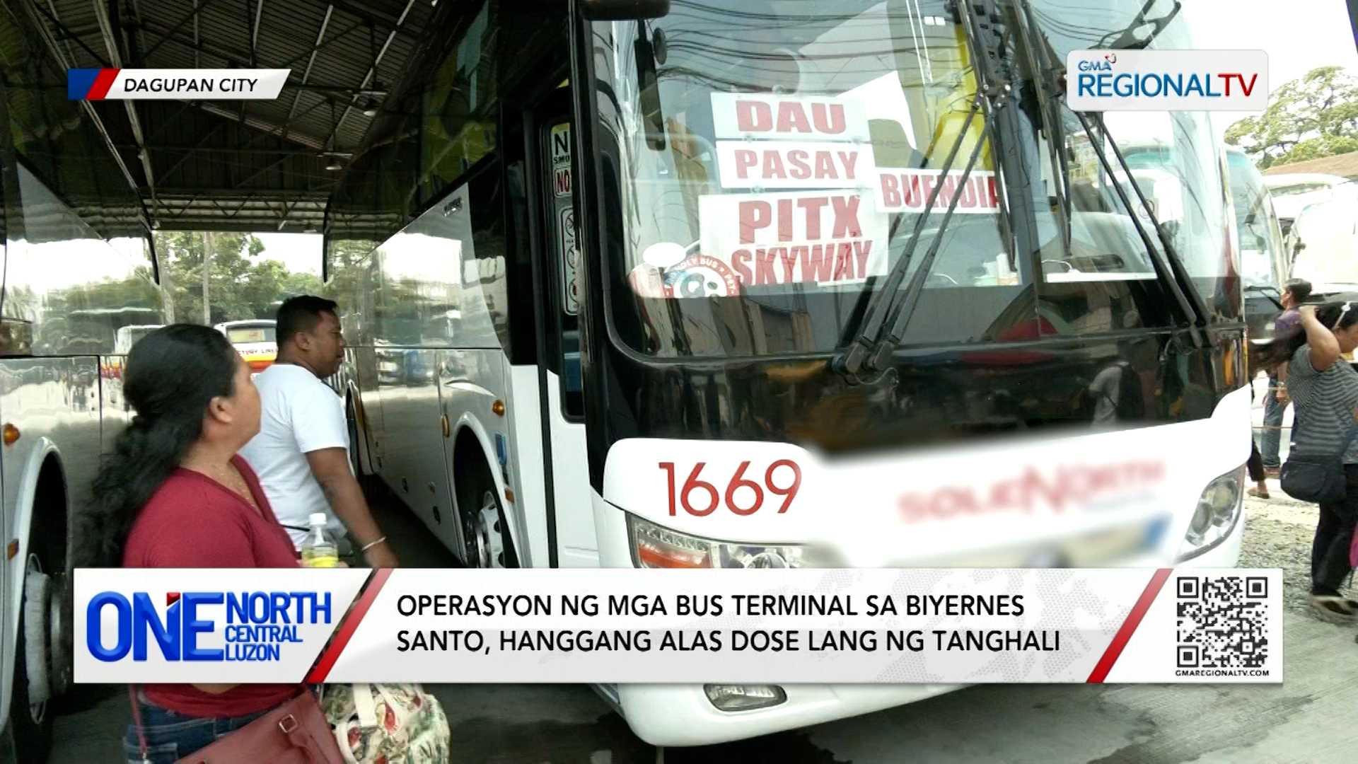 Operasyon ng bus terminal sa Biyernes Santo, hanggang alas-12 ng tanghali | One North Central Luzon