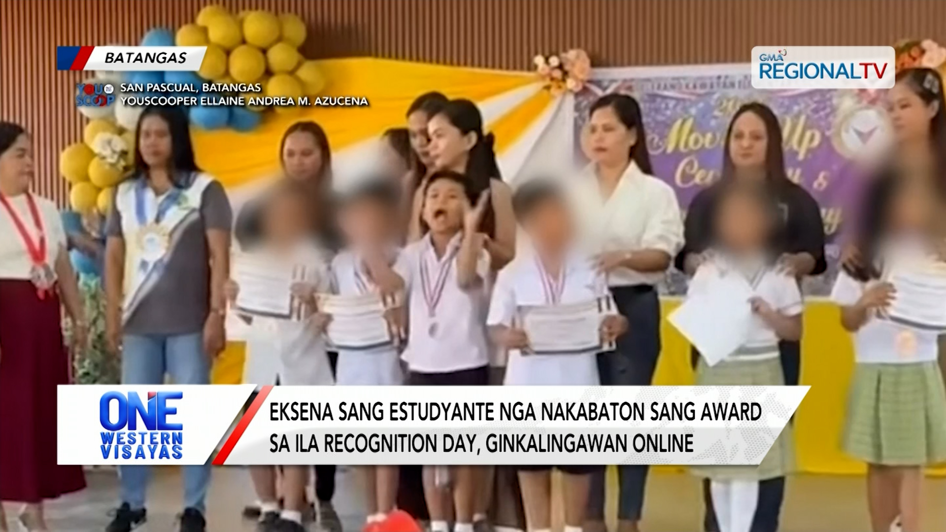 Eksena sang estudyante sa ila recognition day, ginkalingawan online | One Western Visayas