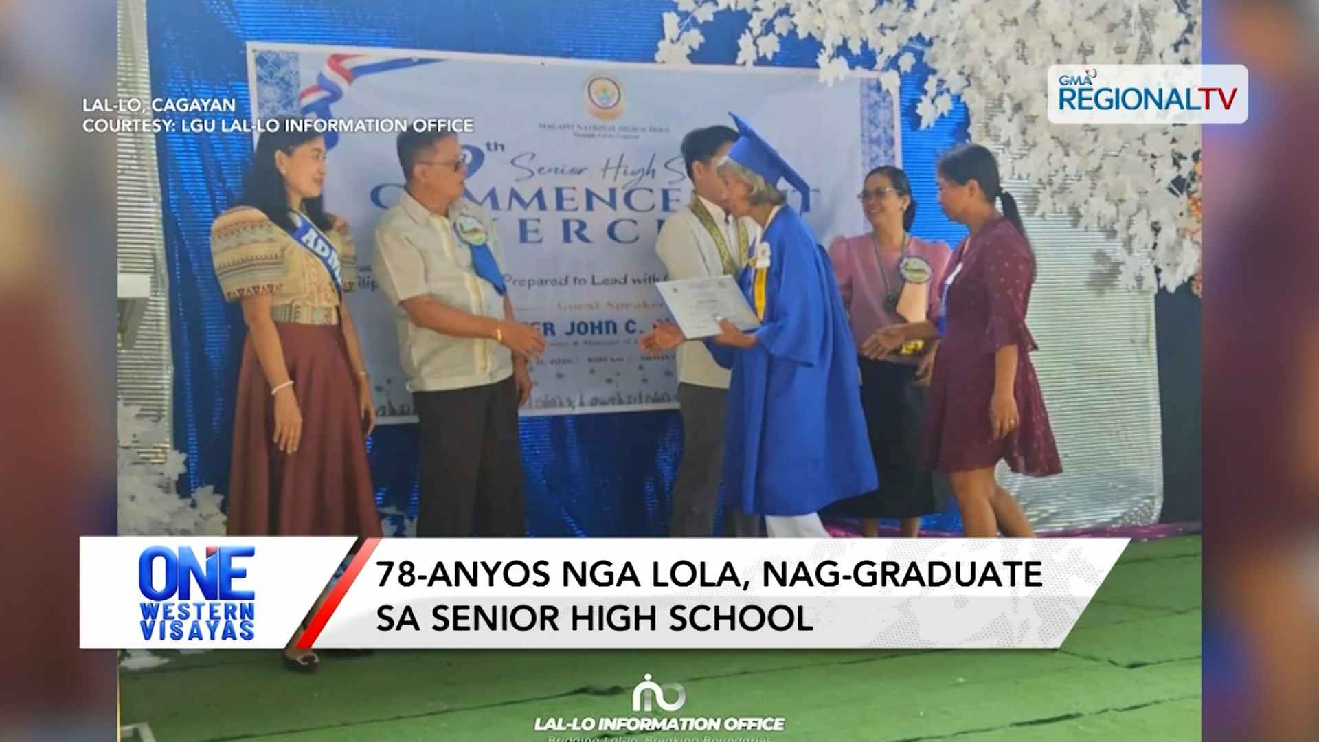 78-anyos na lola, nag-graduate sa senior high school | One Western Visayas