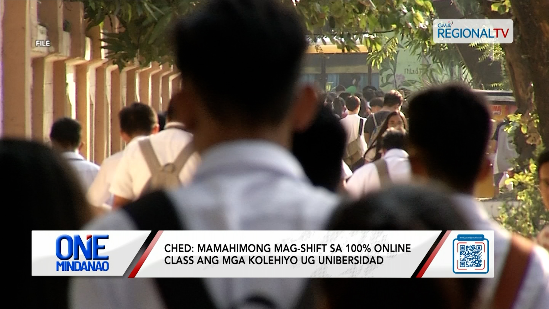 CHED: mamahimong mag-shift sa 100% online class | One Mindanao
