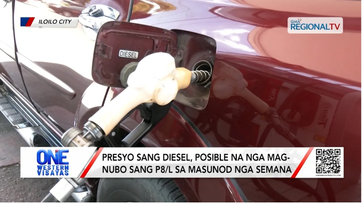 Presyo sang diesel, posible na nga magnubo sang P8/L sa masunod nga semana | One Western Visayas