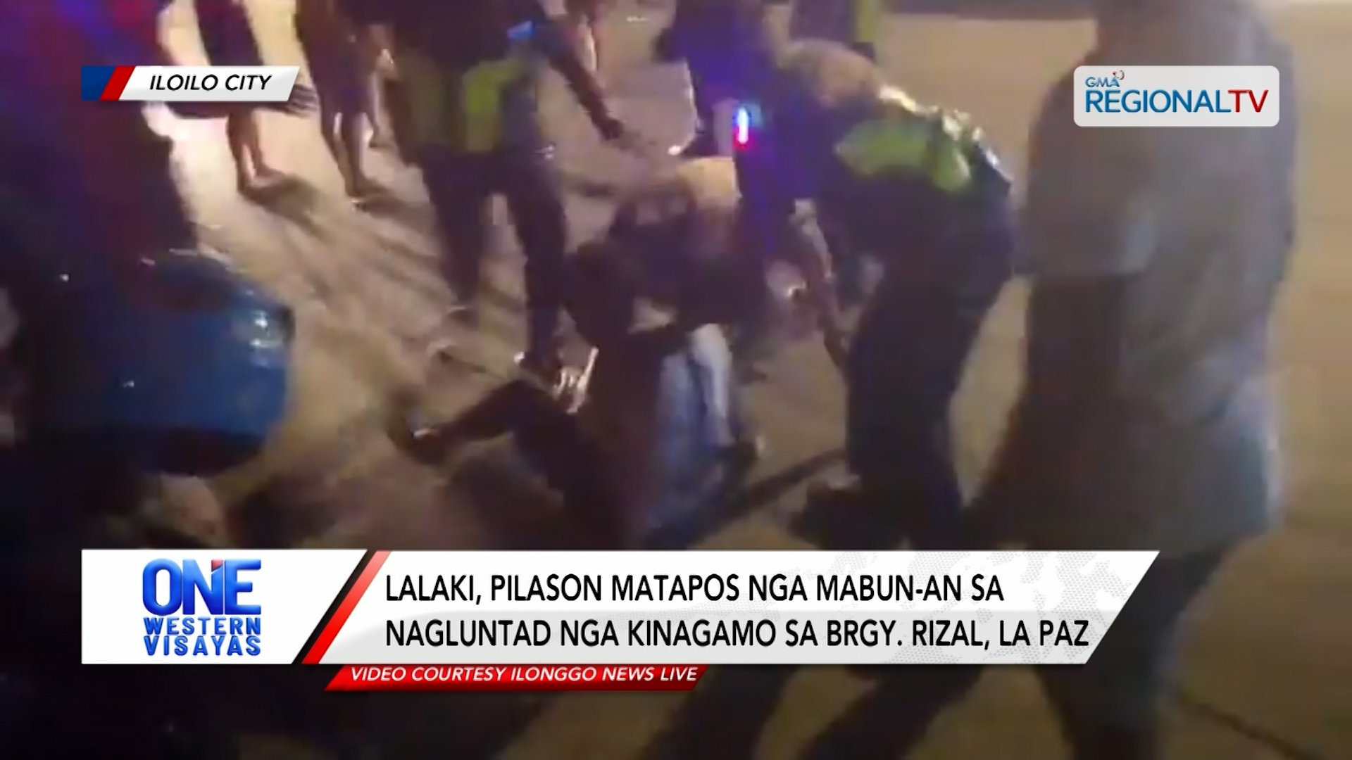 Lalaki, pilason matapos nga mabun-an sa nagluntad nga kinagamo sa Rizal, La Paz| One Western Visayas