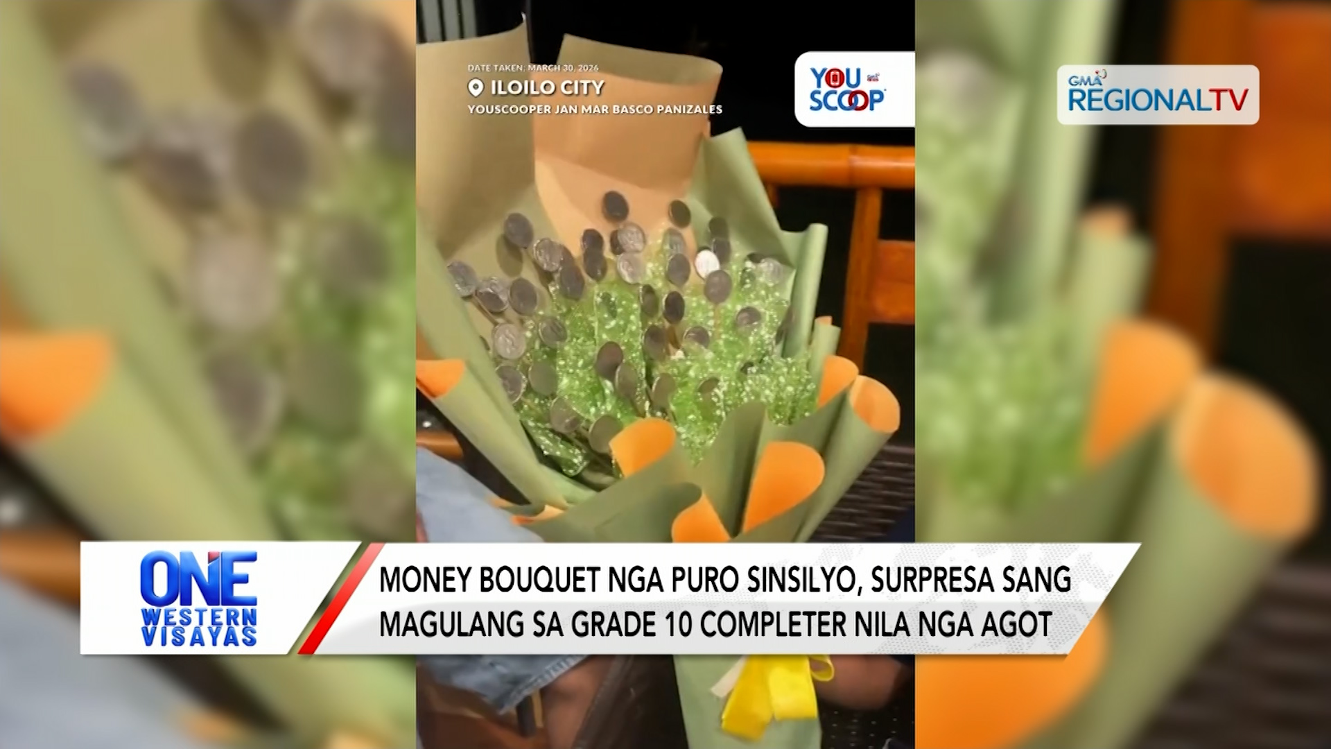 Money bouquet nga puro sinsilyo, surpresa sang magulang sa iya agot nga manghod| One Western Visayas