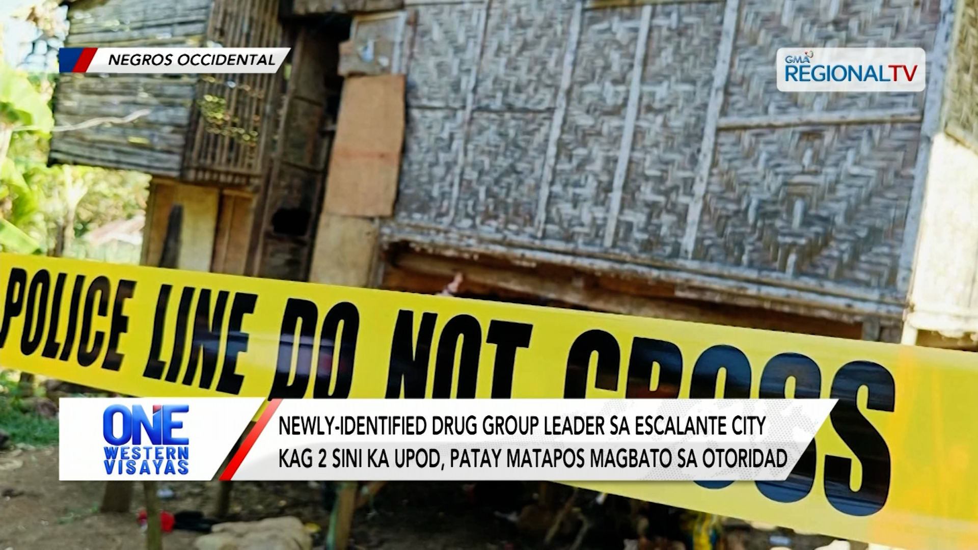 Newly-identified drug group leader sa Escalante City kag 2 ka upod, patay | One Western Visayas