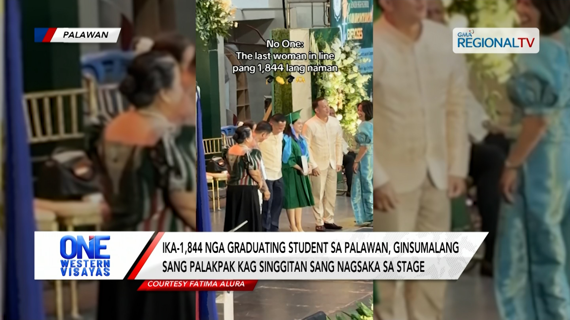 Ika-1,844 graduating student sa Palawan ginsumalang sang palakpak kag singgitan| One Western Visayas