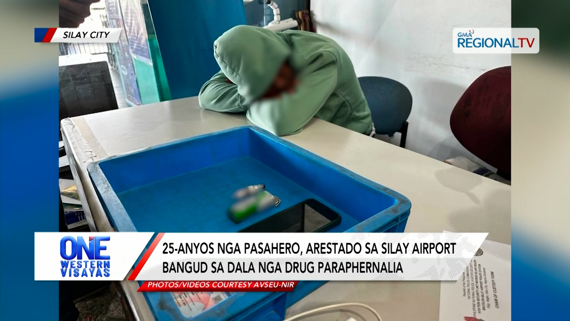 Pasahero, arestado sa Silay Airport bangud sa dala nga drug paraphernalia | One Western Visayas