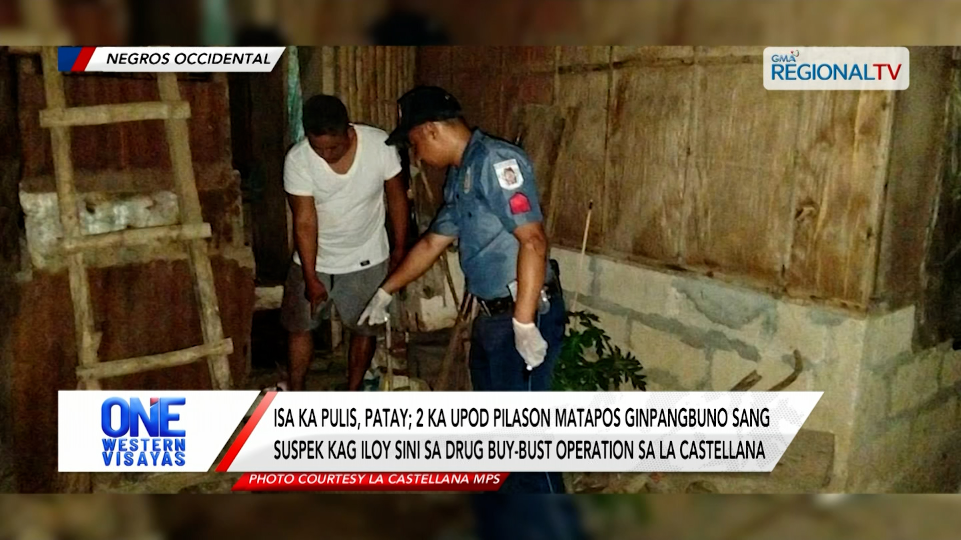 Pulis, patay; 2 ka upod pilason sang ginbuno sang suspek sa buy-bust operation | One Western Visayas
