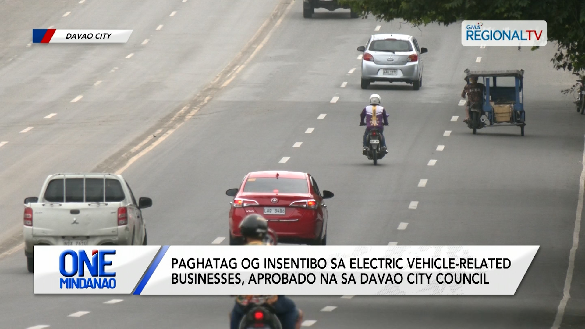 Paghatag og insentibo sa electric vehicle-related businesses, aprobado na I One Mindanao