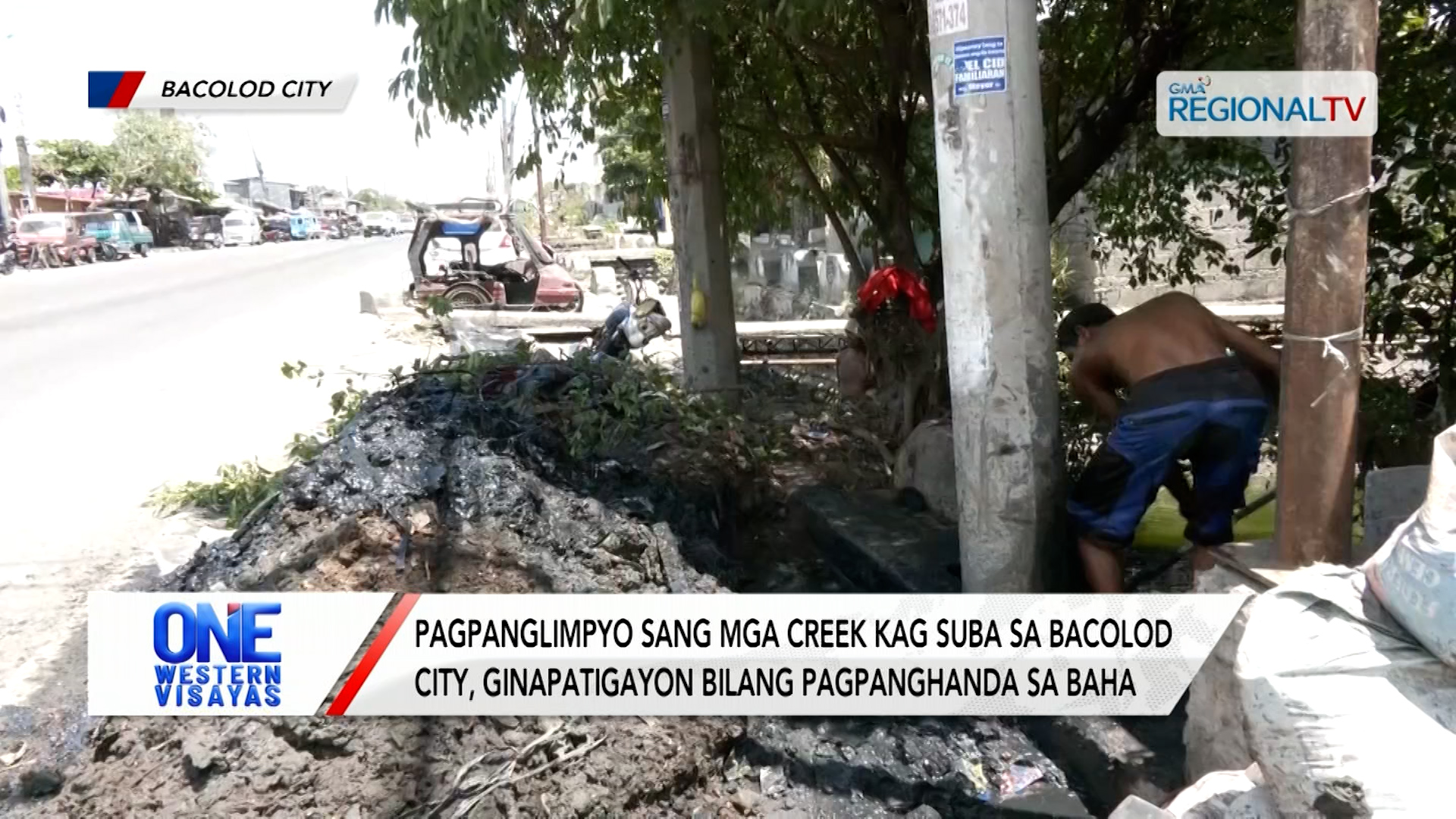Pagpanglimpyo sang mga creek kag suba sa Bacolod City kontra baha | One Western Visayas